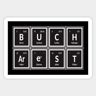 Bucharest City | Periodic Table Magnet